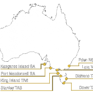 Pacific Bao Yu locations map